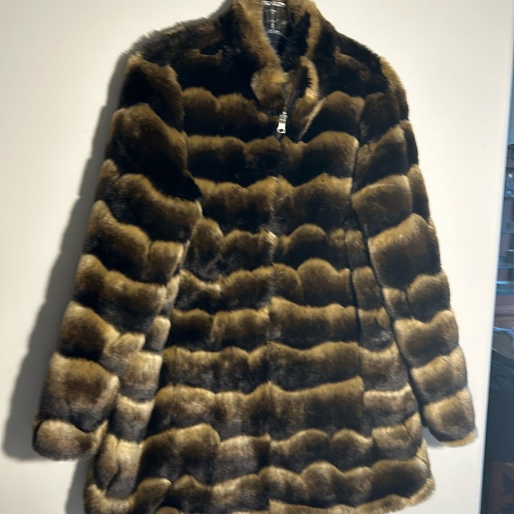 Reversible Kristen Blake faux fur coat